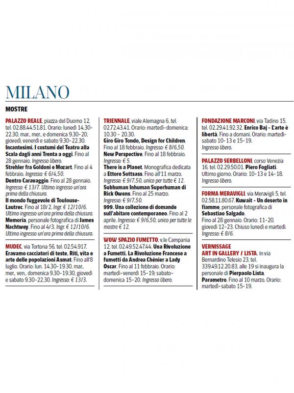 corriere della sera 26.01
